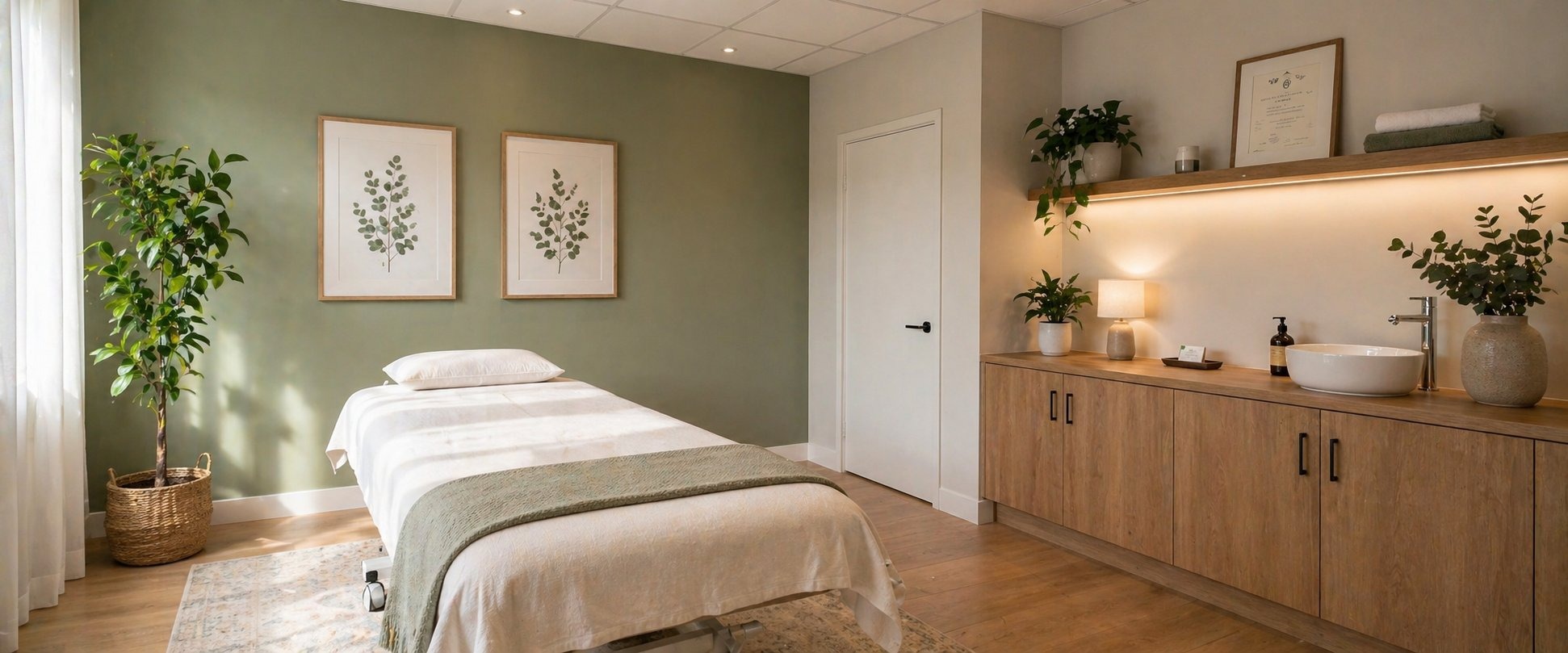 Specialist pelvic health clinic interior